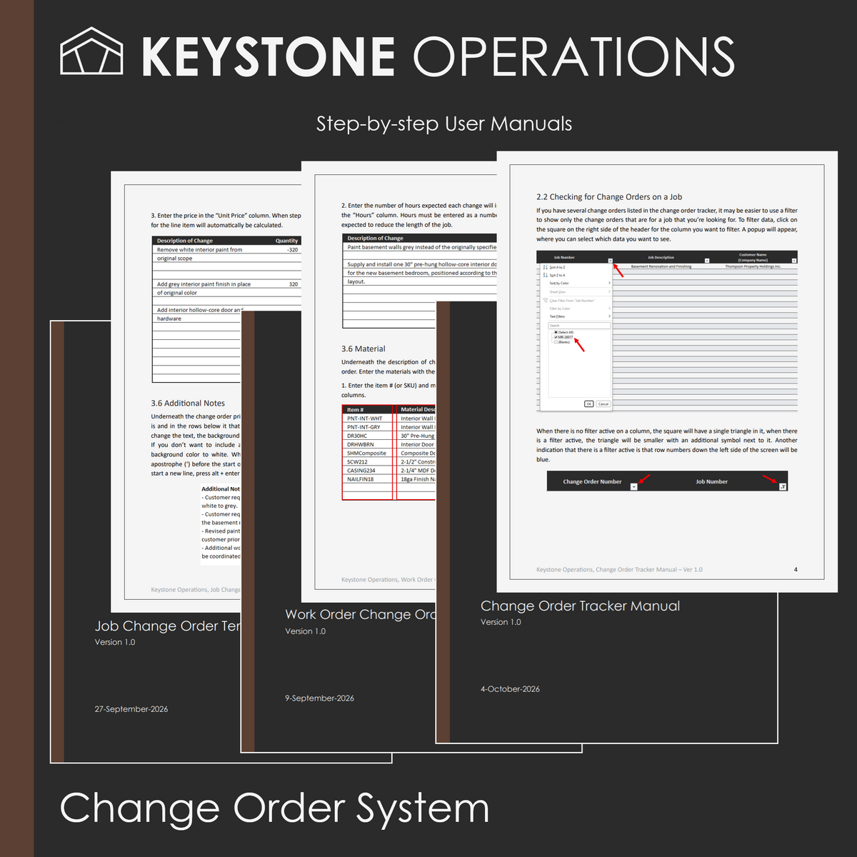 Change Order System
