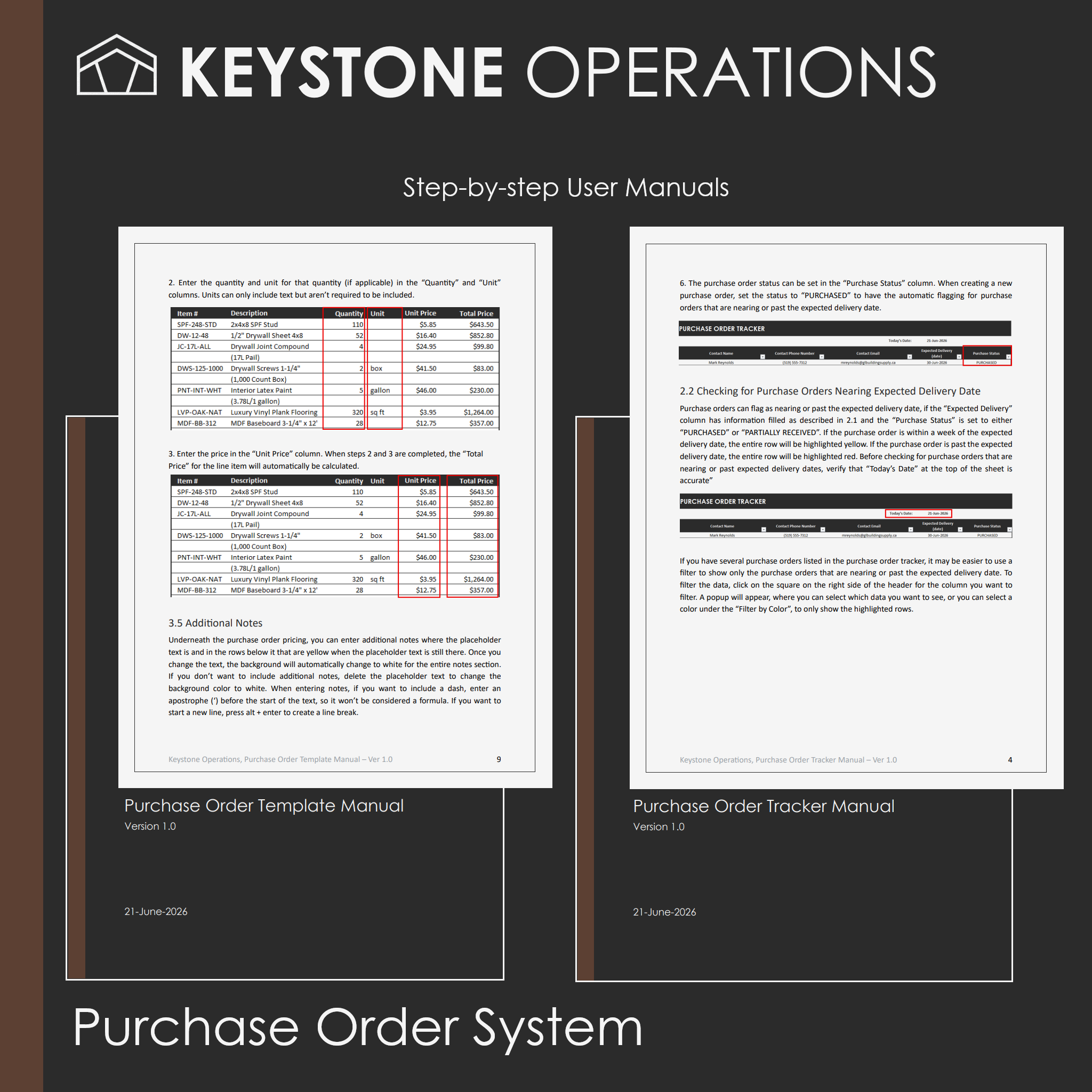 Purchase Order System