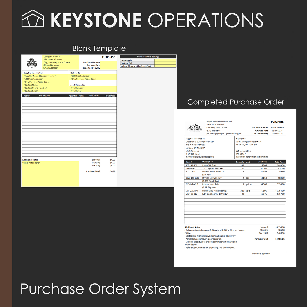 Purchase Order System