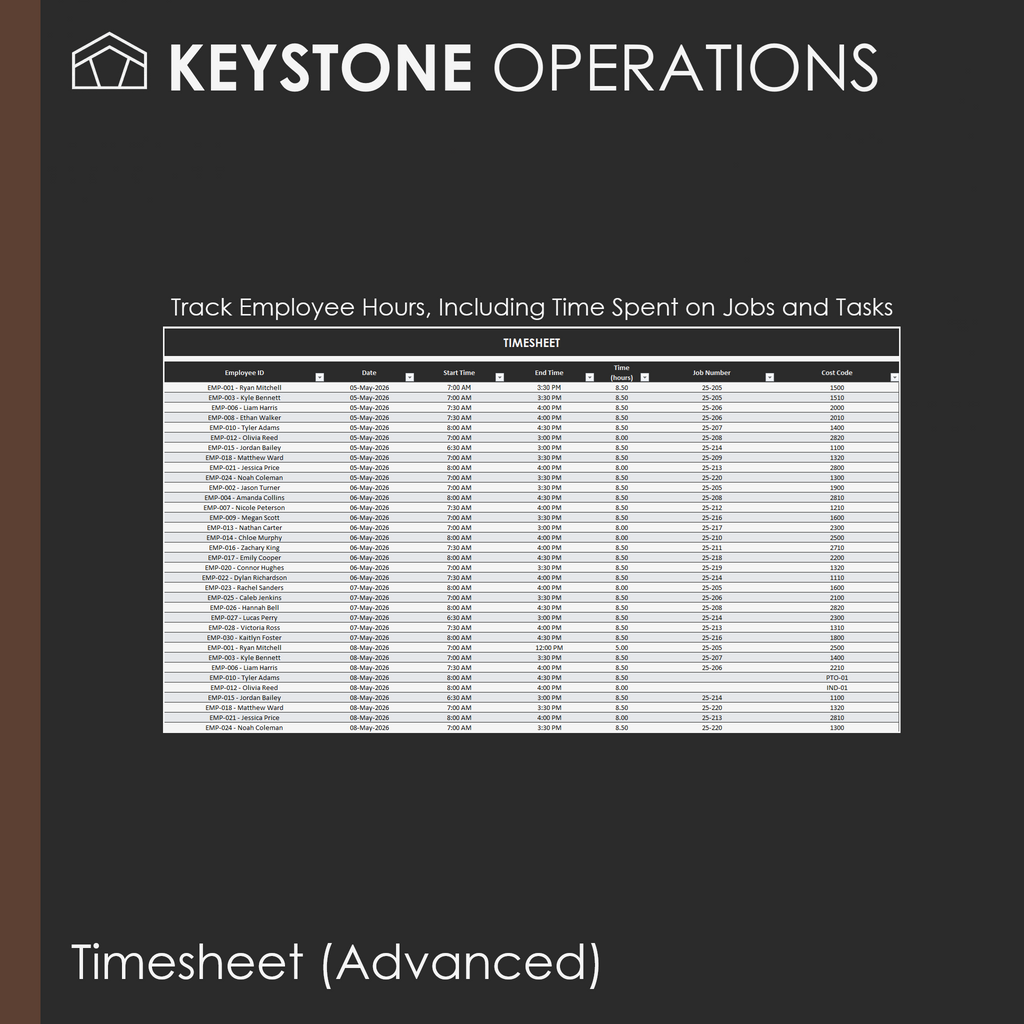 Timesheet (Advanced)