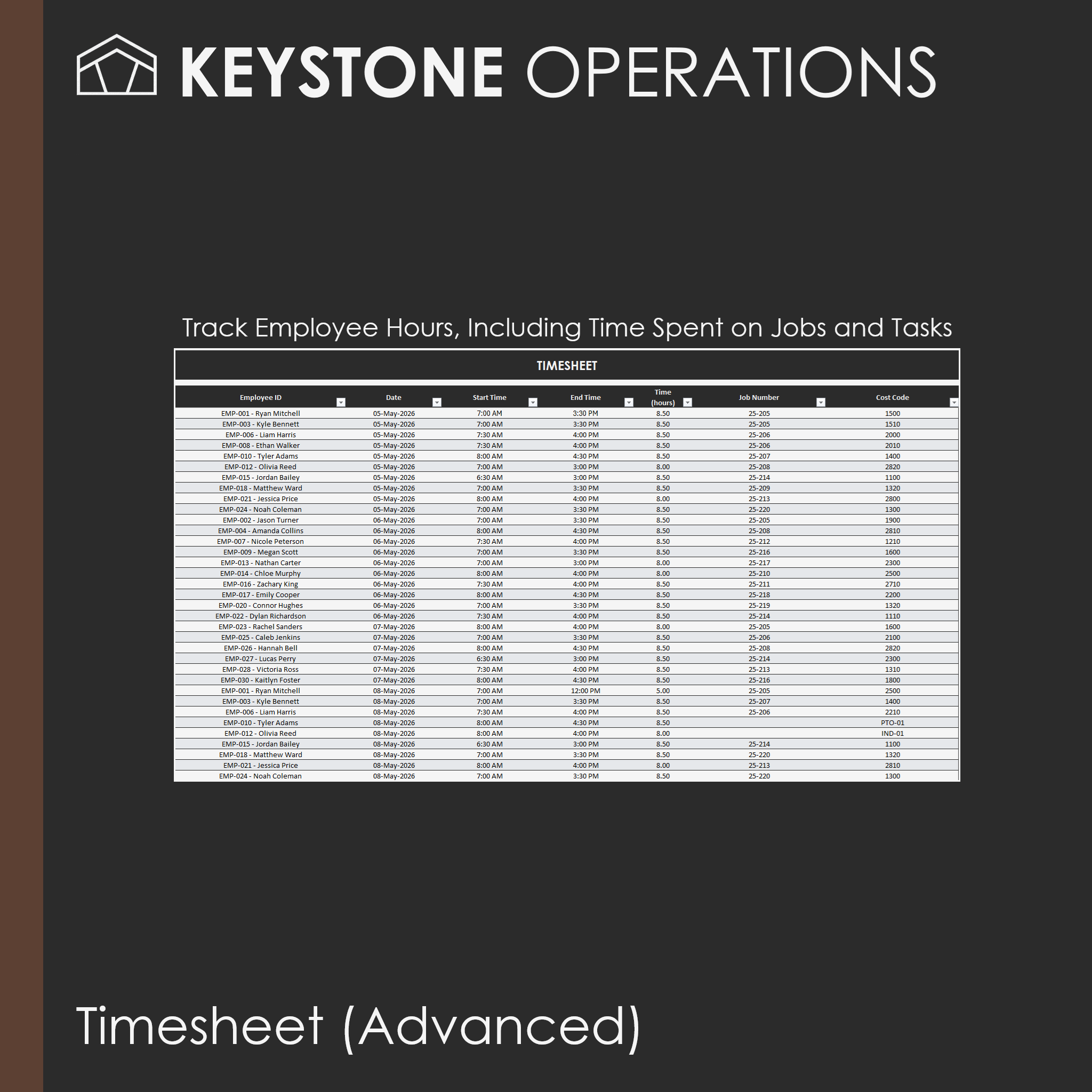 Timesheet (Advanced)