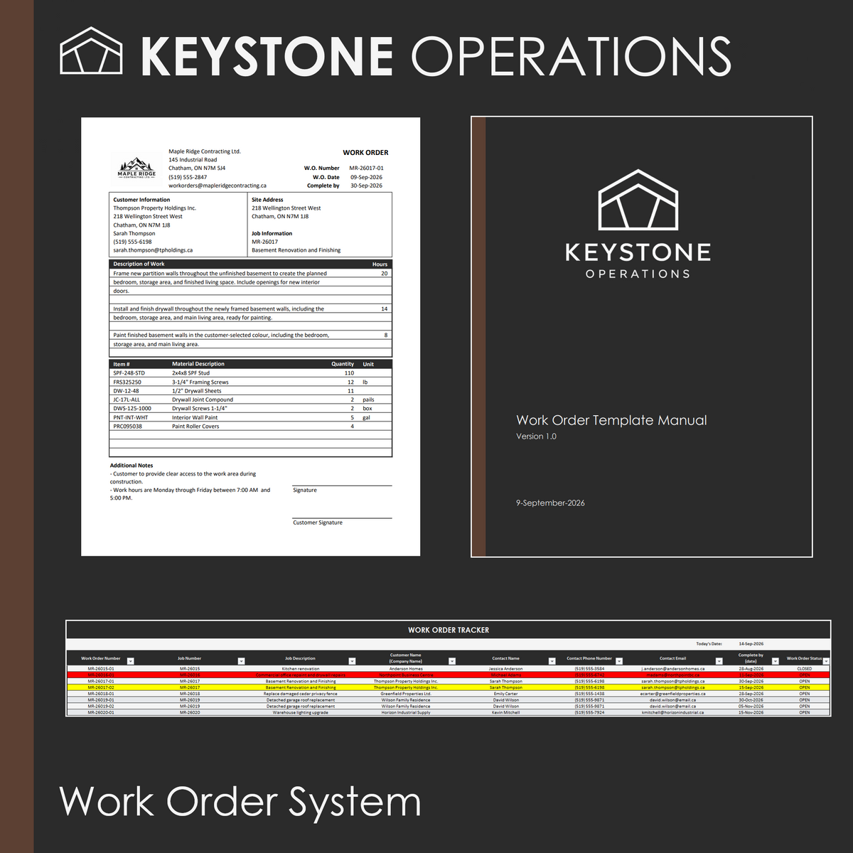 Work Order System