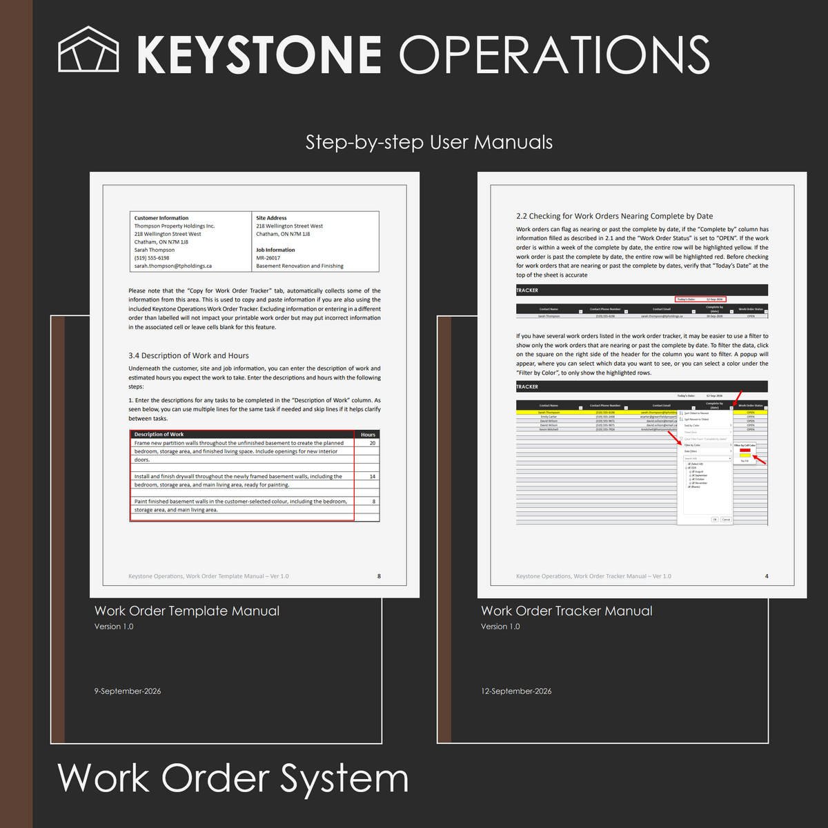 Work Order System